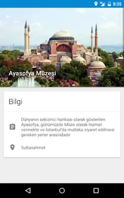 İstanbul Gezilecek Yerler android App screenshot 1